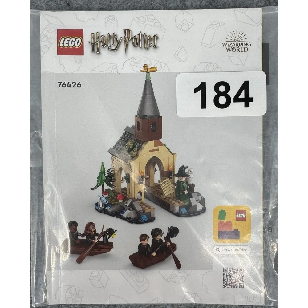 LEGO‎ 76426 Harry Potter Hogwarts Boathouse Instruction Manual Only OEM Original